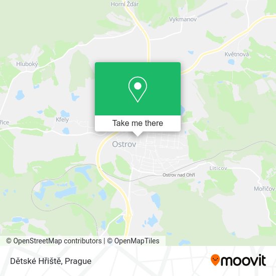 Dětské Hřiště map