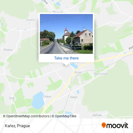 Карта Kařez