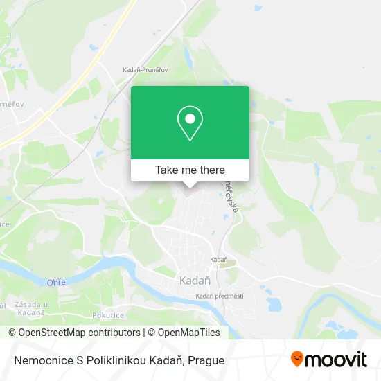 Карта Nemocnice S Poliklinikou Kadaň