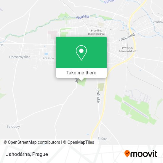Карта Jahodárna