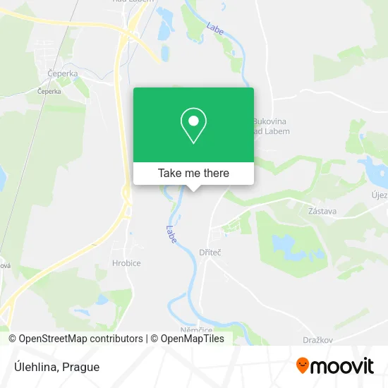 Карта Úlehlina