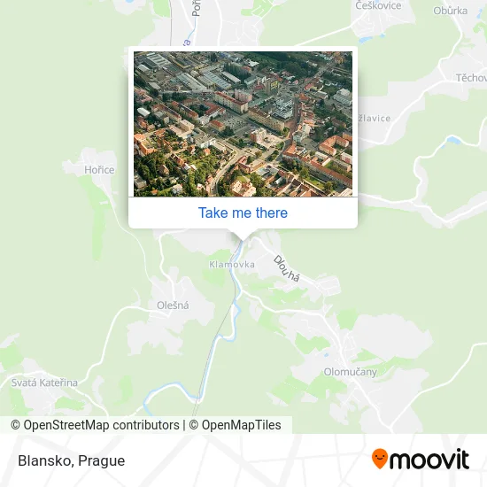 Карта Blansko