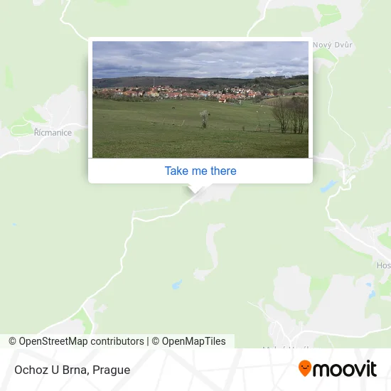 Карта Ochoz U Brna