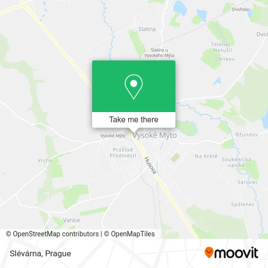 Карта Slévárna