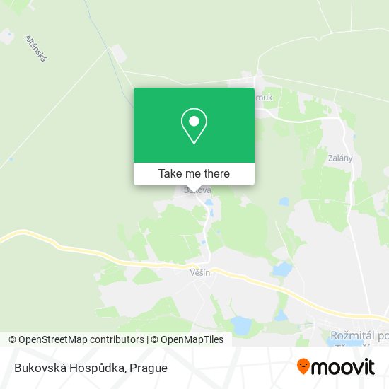 Bukovská Hospůdka map