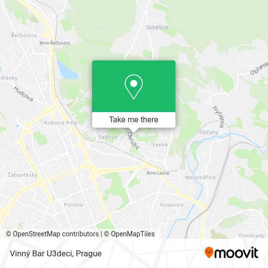 Vinný Bar U3deci map