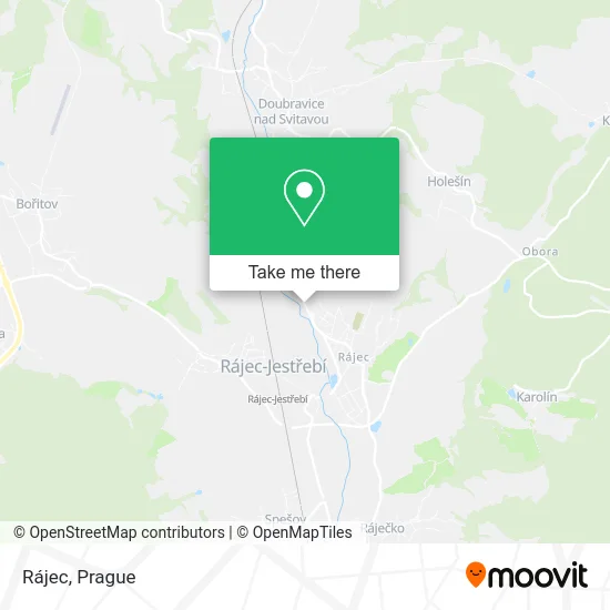 Карта Rájec
