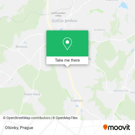 Карта Olšinky