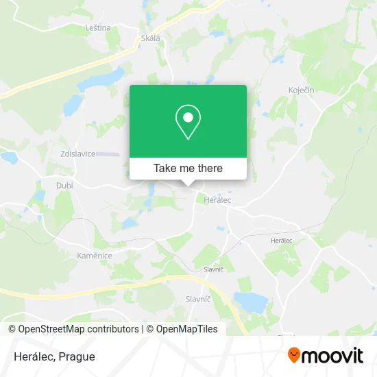 Карта Herálec