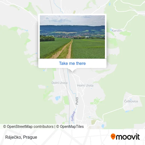 Карта Ráječko