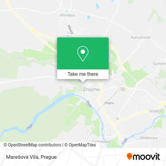 Карта Marešova Vila