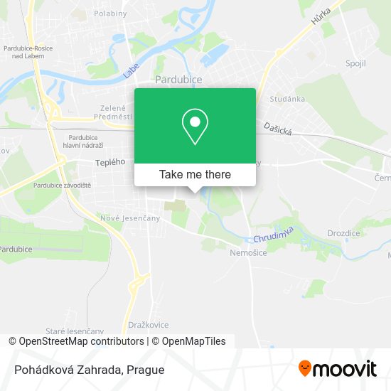 Карта Pohádková Zahrada