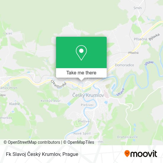 Fk Slavoj Český Krumlov map