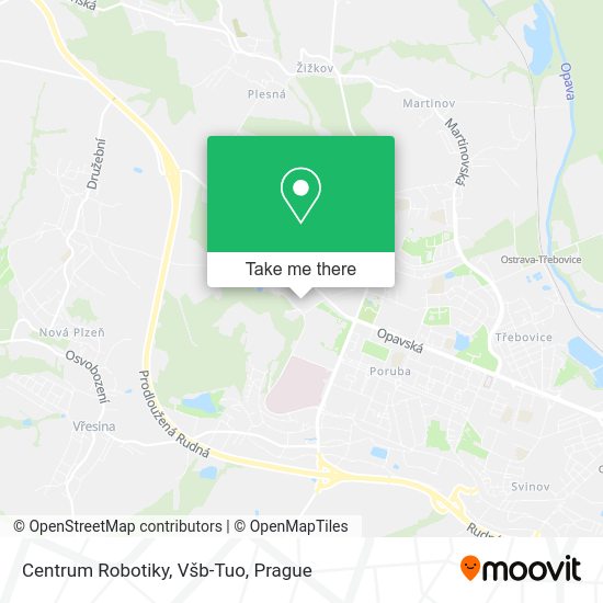 Centrum Robotiky, Všb-Tuo map