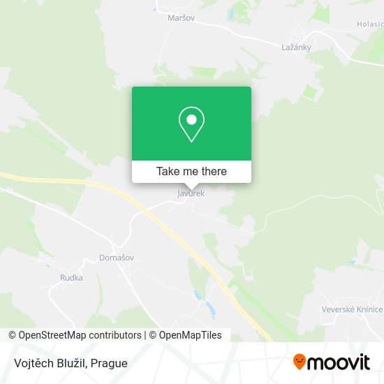 Vojtěch Blužil map