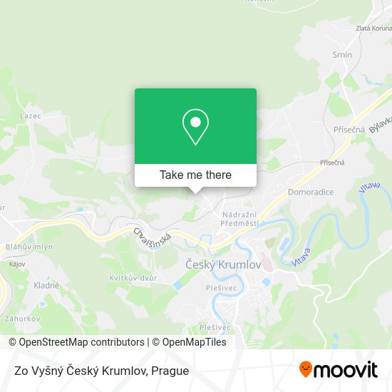 Zo Vyšný Český Krumlov map