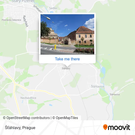 Карта Šťáhlavy