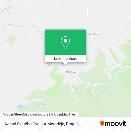 Kostel Svatého Cyrila A Metoděje map