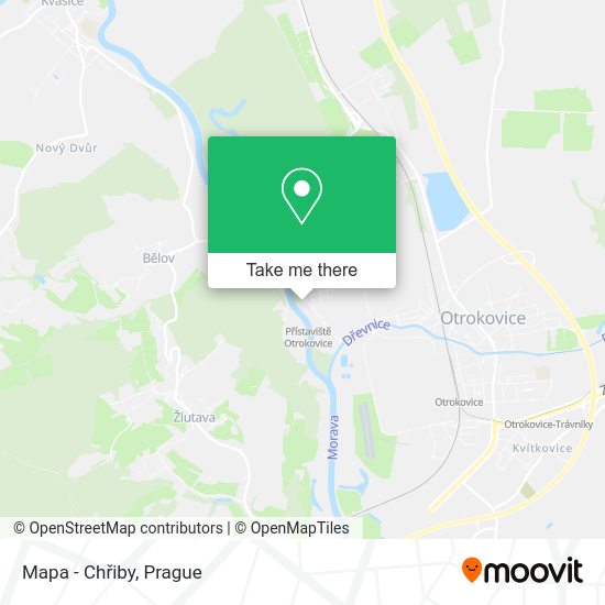 Карта Mapa - Chřiby