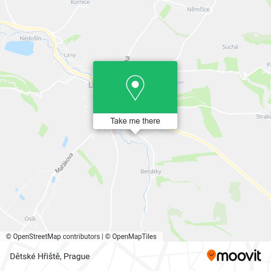 Dětské Hřiště map