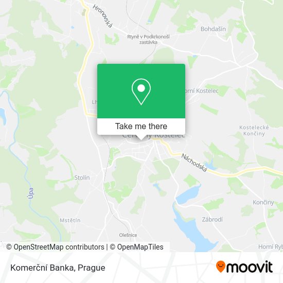 Komerční Banka map