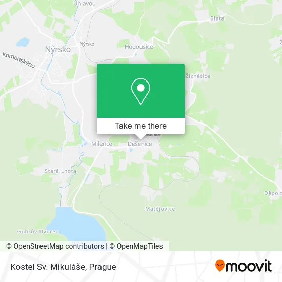 Карта Kostel Sv. Mikuláše