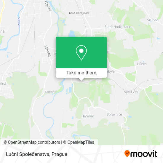 Карта Luční Společenstva