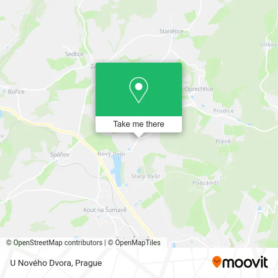 Карта U Nového Dvora
