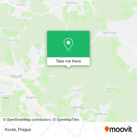 Карта Koráb