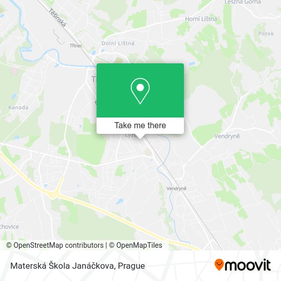 Materská Škola Janáčkova map