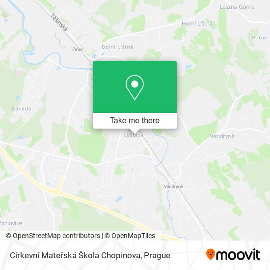 Církevní Mateřská Škola Chopinova map
