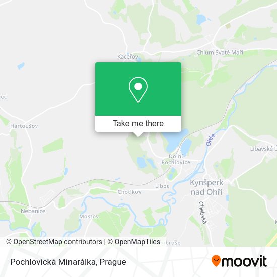 Карта Pochlovická Minarálka