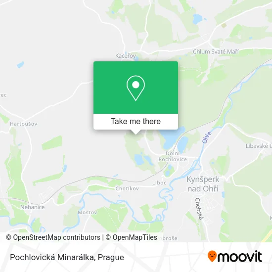 Карта Pochlovická Minarálka