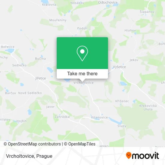 Карта Vrcholtovice