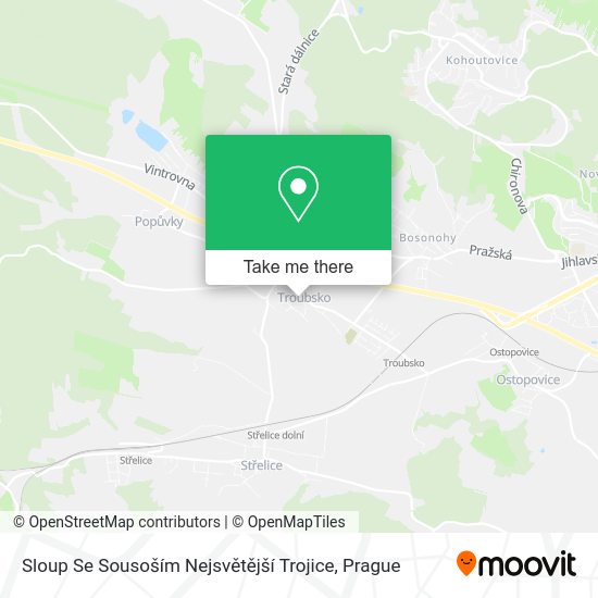 Sloup Se Sousoším Nejsvětější Trojice map