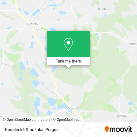 Карта Kadolecká Studánka