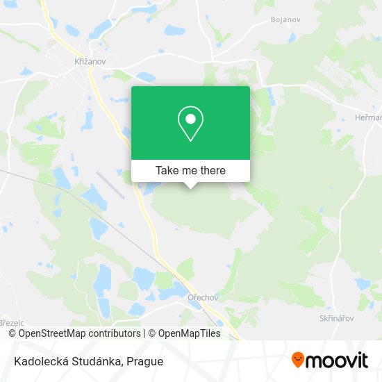 Карта Kadolecká Studánka