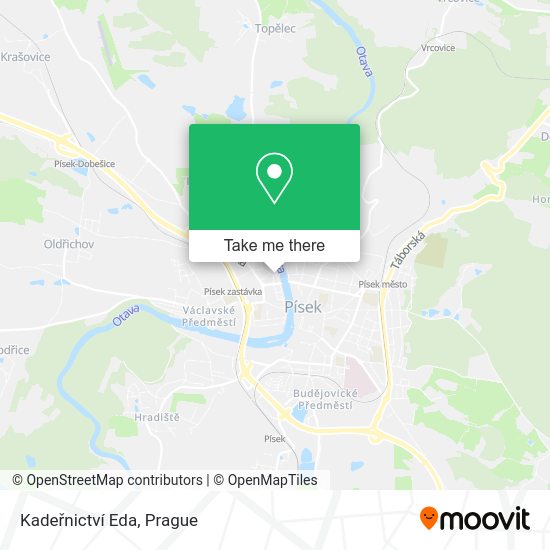 Kadeřnictví Eda map