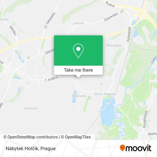 Карта Nábytek Holčík