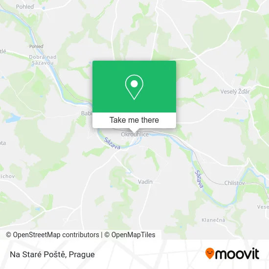 Карта Na Staré Poště