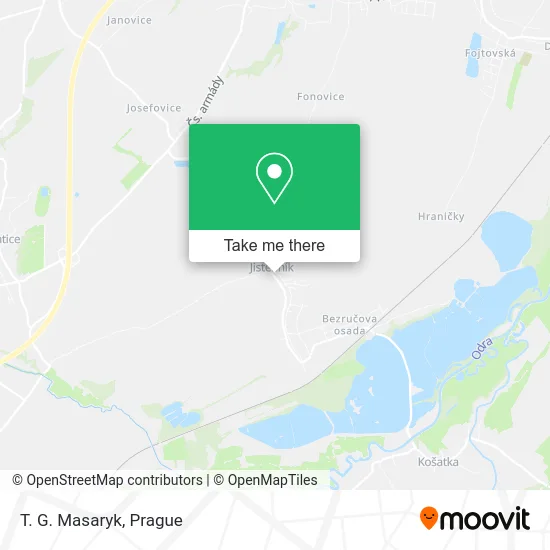 T. G. Masaryk map