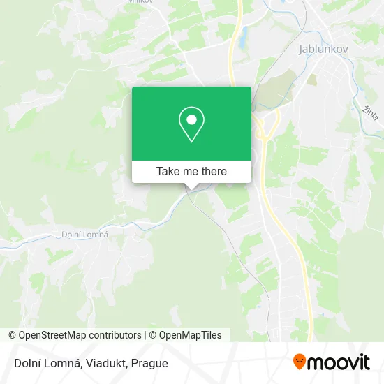 Карта Dolní Lomná, Viadukt