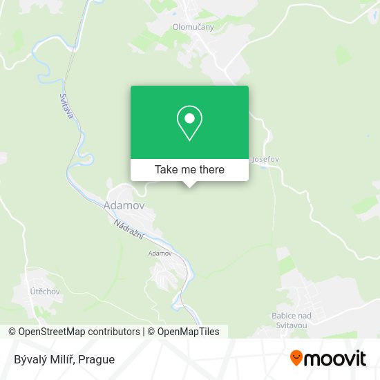 Bývalý Milíř map