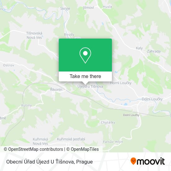 Obecní Úřad Újezd U Ťišnova map
