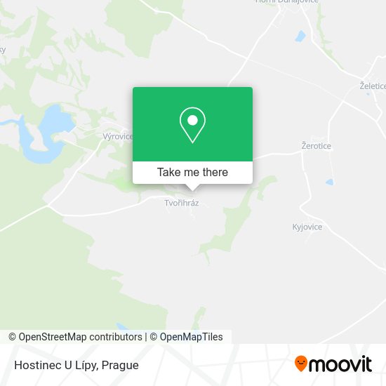 Карта Hostinec U Lípy