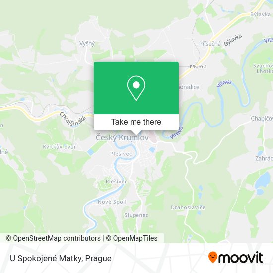 Карта U Spokojené Matky
