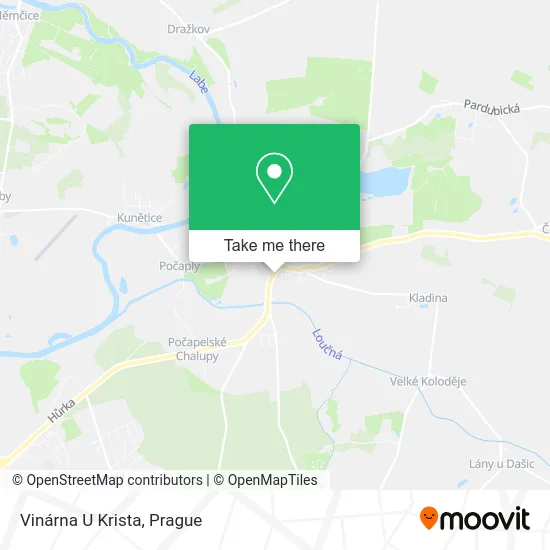 Карта Vinárna U Krista