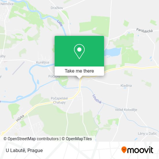 Карта U Labutě