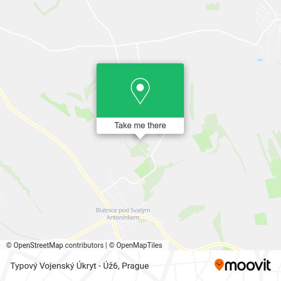 Typový Vojenský Úkryt - Úž6 map