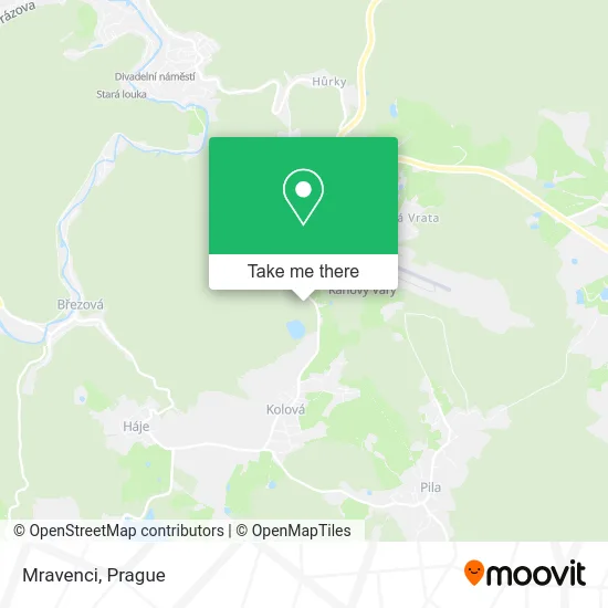 Карта Mravenci